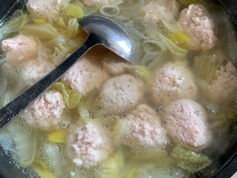 冬の定番白菜で簡単☆おかず系ポカポカ生姜スープ！